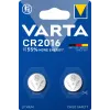 VARTA Electronics Aku CR2016 Liitium 90 mAh 3V VE 2 (06016101402)