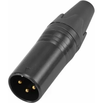 Omnitronic XLR 3-kontaktiline pistik, IP-reitinguga mudel 30208435, isane/emane helikaabli pistik