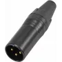 Omnitronic XLR 3-kontaktiline pistik, IP-reitinguga mudel 30208435, isane/emane helikaabli pistik