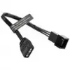 ARGB adapterkaabel Barrow ZBDZJX-5M — 3-kontaktiline 5 V adresseeritav RGB, pikkus 10 cm
