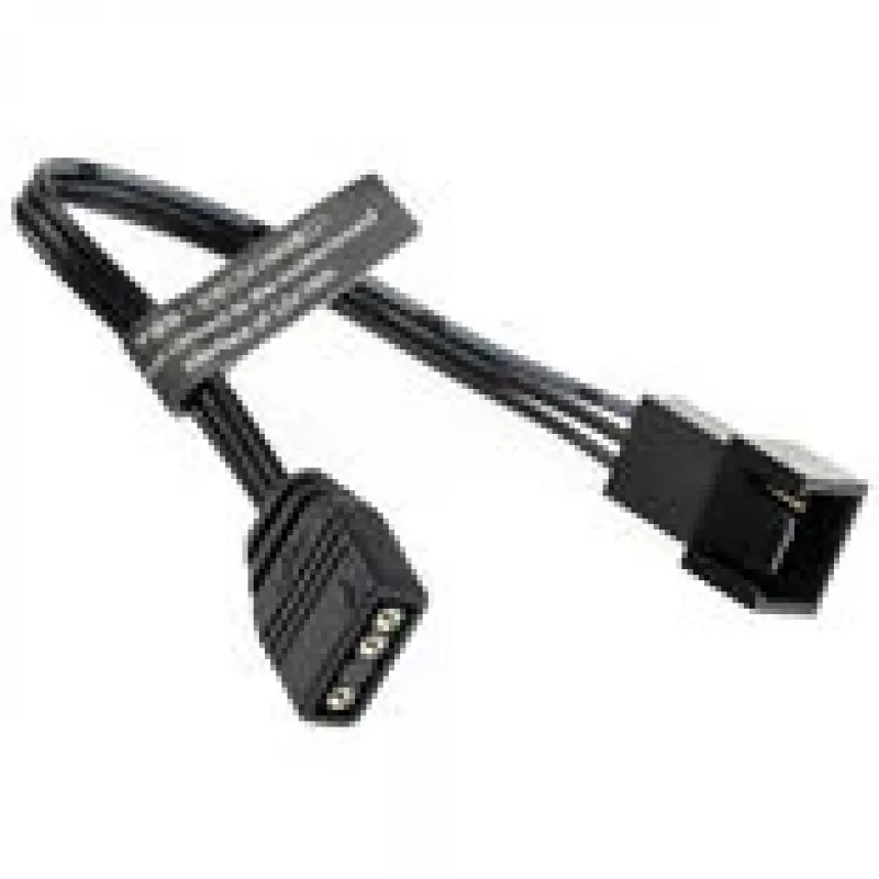 ARGB adapterkaabel Barrow ZBDZJX-5M — 3-kontaktiline 5 V adresseeritav RGB, pikkus 10 cm