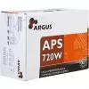 INTER TECH Argus APS-720W - Toiteplokid (115-230 V, 20+4-pin ATX, 47-63 Hz, 12V1,+12V2,+3.3V,+5V,+5Vsb,12V, Active, ATX, must)