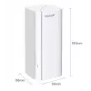 Wireless router TENDA EE3 Pro (2-pack) Dual Band 802.11ac, 2.4/5 GHz, 2882 Mbps, 3x LAN, 5 integreeritud antenni