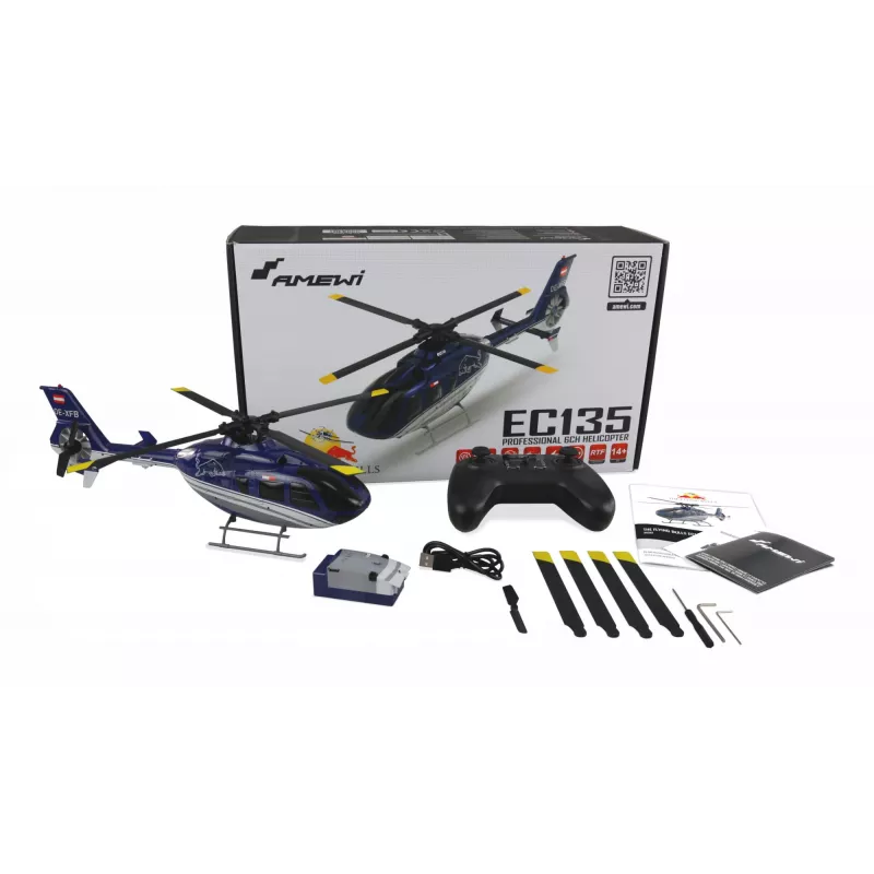Amewi EC135 raadio teel juhitav (RC) mudel helikopter elektrimootor 1:32