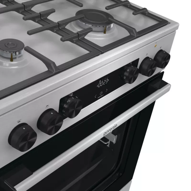 Gorenje GKS6C71XF vabalt seisev pliit hõbedane
