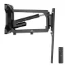 Seinakinnitusklamber MACLEAN MC-891 telerile VESA 600x400, kallutatav, kõrgusreguleeritav, max koormus 35 kg