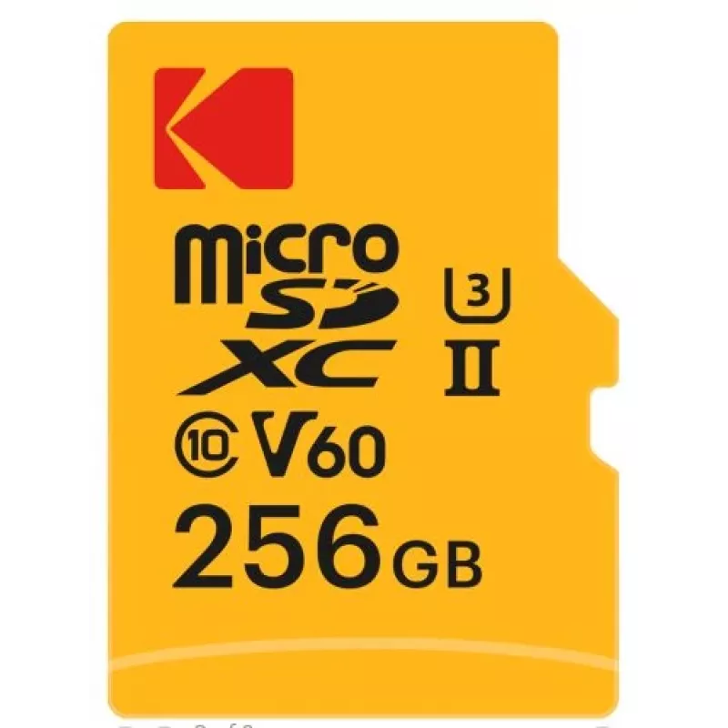 Kodak 256GB UHS-II U3 A1 V60 Ultra Pro EKMSDM256GUHS2V1K välkmälu