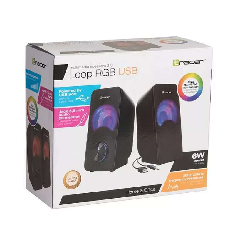 Kõlar 2.0 Loop RGB USB
