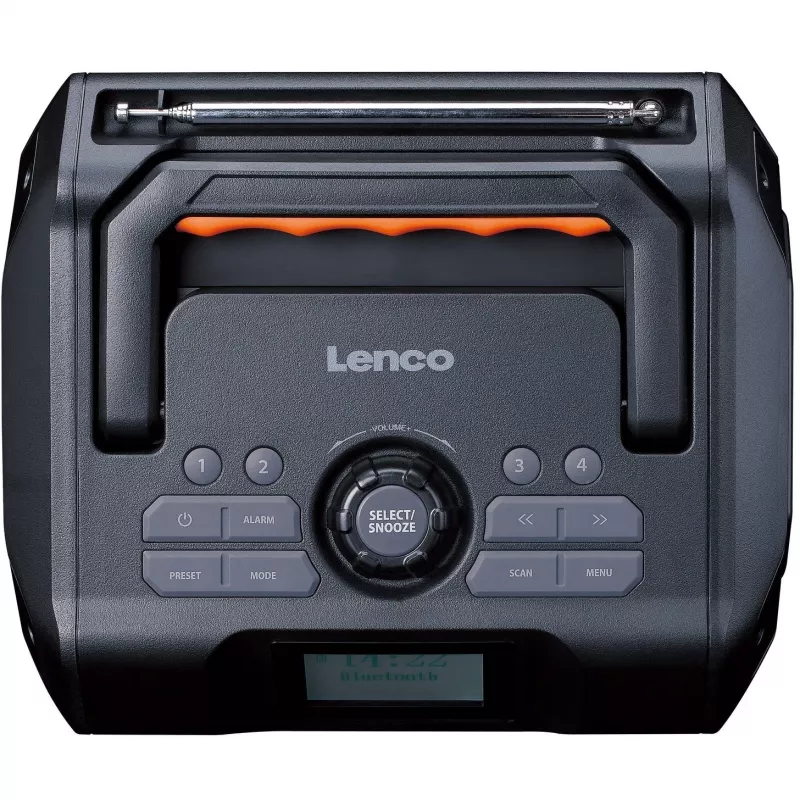 Kaasaskantav digiraadio Lenco ODR-160GY hall FM/AM digitaalse tuuneriga ja kompaktse disainiga