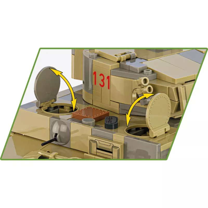 Ehituskomplekt COBI Panzer VI Tiger no131 1275 tükki