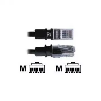PatchSee BasicPatch – patch-kaabel – RJ-45 (M) RJ-45 (M) – 1,5 m – FTP – CAT 5e – varjestatud – must