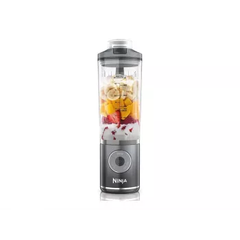 Ninja BC251EUGY kaasaskantav blender, 0,57 L kann, 11,1 V aku, roostevabast terasest terad, läbipaistev/hall