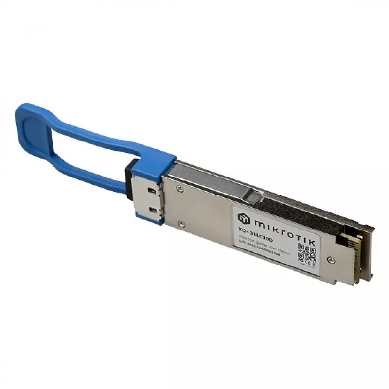 Mikrotik XQ+31LC10D võrgusaatemoodul Fiiberoptiline 100000 Mbit/s QSFP28 1309 nm