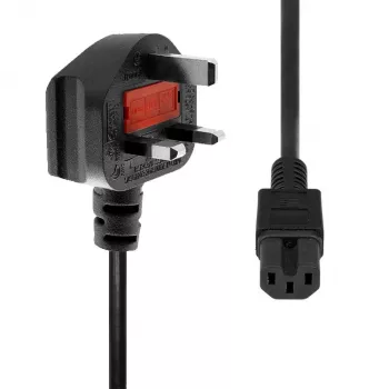 Toitejuhe ProXtend PC-GC15-001 1 m, must, võrgukaabel seadmetele ja arvutitele