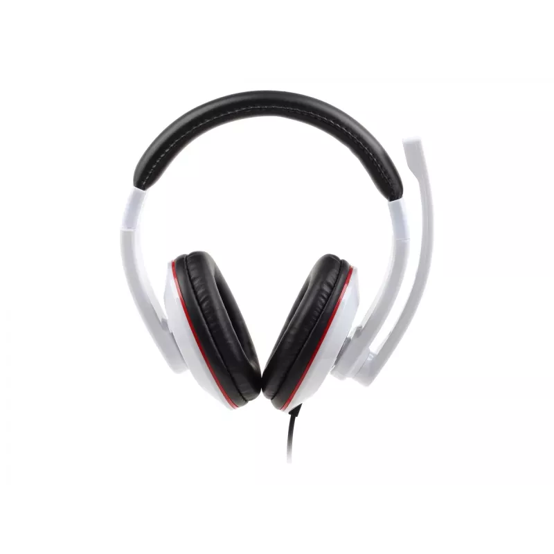Peakomplekt Stereo WHITE/MHS-001-GW Gembird