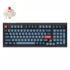 Keychron V5 Max klaviatuur Universaalne RF-juhtmevaba Bluetooth Must Hall 96% mehaaniline