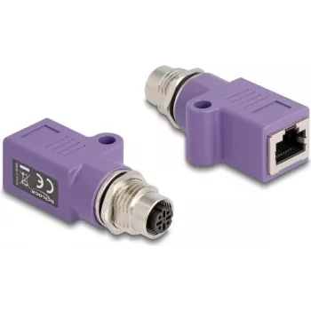 DeLOCK 60678 kaabli soovaheti M12 RJ45 Violetne