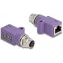 DeLOCK 60678 kaabli soovaheti M12 RJ45 Violetne