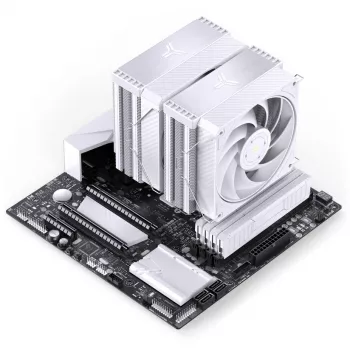 Jonsbo HX6280 CPU jahuti, PWM, RGB - 130mm, valge