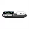 Belkin WIZ021VFBK – 2-in-1 juhtmevaba laadimispadi Qi2 tehnoloogiaga 15 W, must