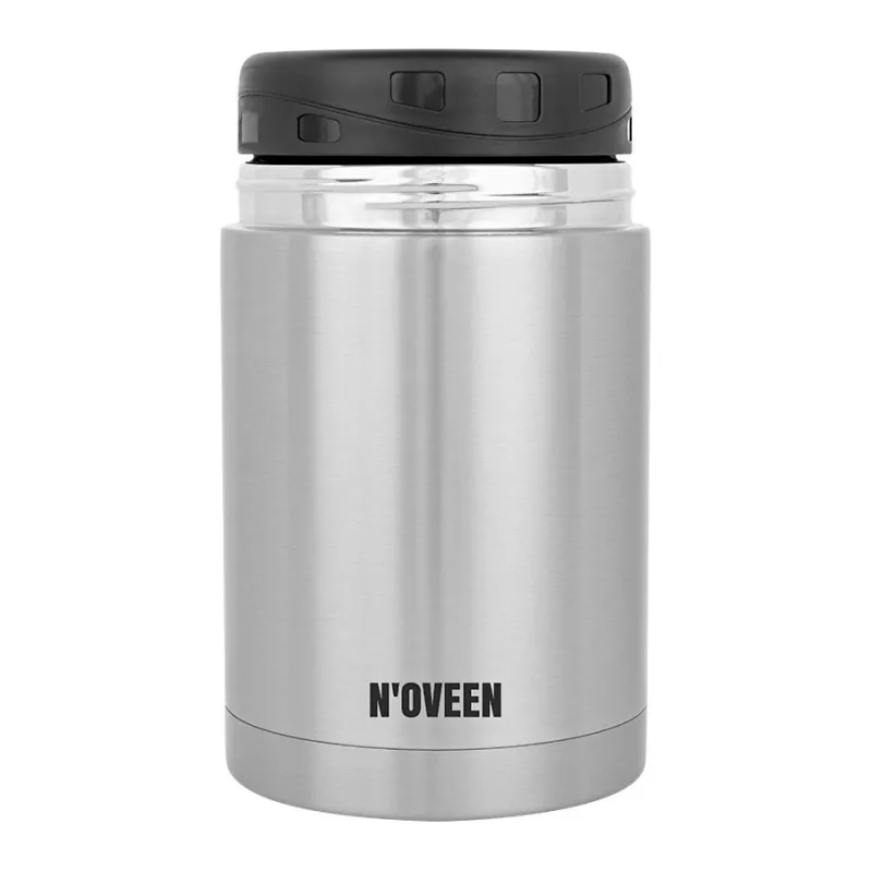 N'OVEEN TB951 lõunatermos, 800 ml, hõbedane