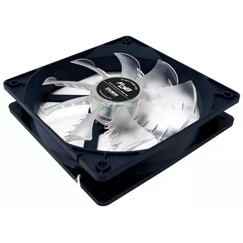 Zalman ZM-F3 FDB(SF) arvuti jahutussüsteem Arvutikorpuse ventilaator 12 cm Must, Läbipaistev