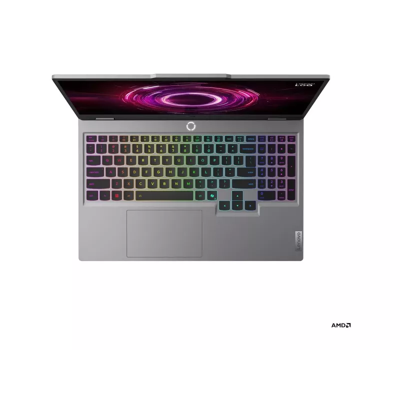 Sülearvuti Lenovo LOQ Ryzen 5, 15,6 tolli FHD IPS 144 Hz, 16 GB muutmälu, 512 GB SSD, NVIDIA RTX 5050 8 GB, Windows 11 Home (Luna Grey)