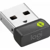 USB-vastuvõtja Logitech 956-000157 hiirele ja klaviatuurile, grafiit, 12,8×14,1×7 mm, 0,97 g