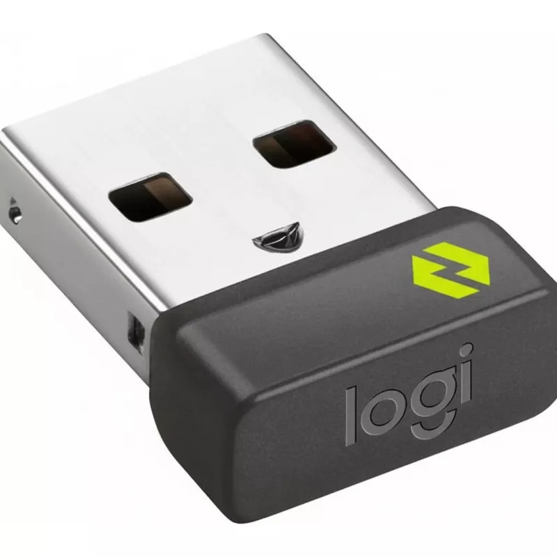 USB-vastuvõtja Logitech 956-000157 hiirele ja klaviatuurile, grafiit, 12,8×14,1×7 mm, 0,97 g