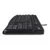 Töölaua komplekt MK120, juhtmega, USB, QWERTZ, must, hiir kaasas