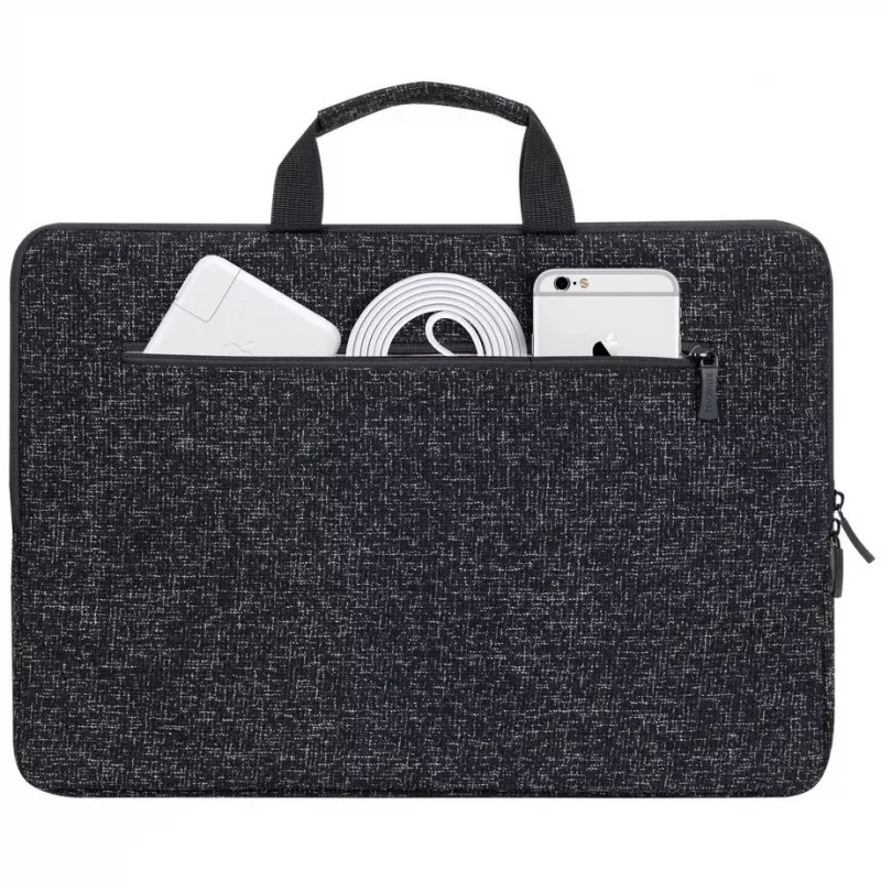 Sleeve case Rivacase 7915 39.6 cm (15.6 tolli) Must Valge
