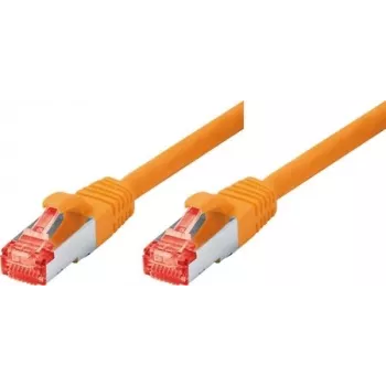 Tecline exertis Connect - ühenduskaabel - RJ-45 (M) kuni RJ-45 (M) - 3 m - SSTP-kaabel - CAT 6 - halogeenivaba - oranž (71503A)