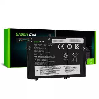 Aku roheline Cell LE168 Lenovo ThinkPad L480 L490 L580 L590 L14 L15 Gen 1 Gen 2