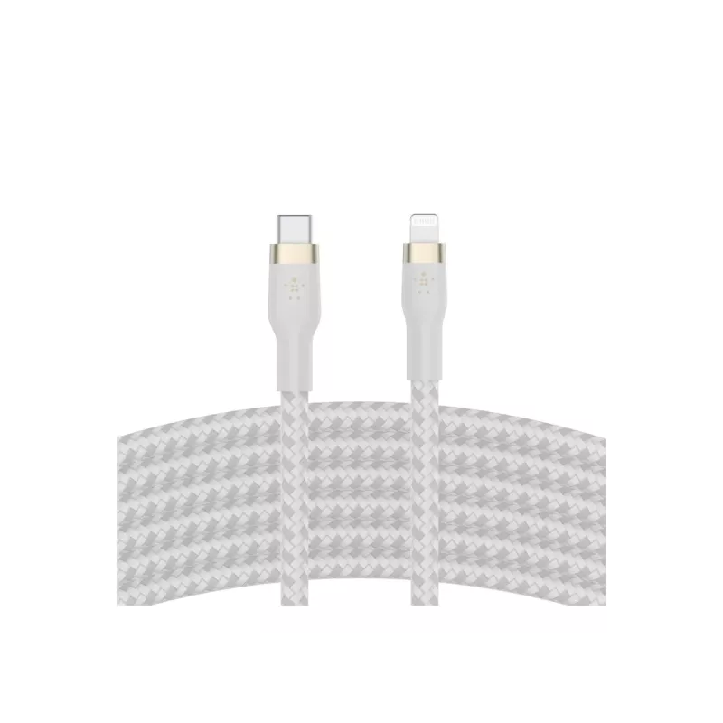 Belkin CAA011BT3MWH Lightning-kaabel 3 m Valge