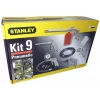 Suruõhutööriistade komplekt STANLEY 9045718STN, 9-osaline komplekt, metallist tööriistad, spiraalvoolik 5 m, max 20 bar