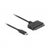 DeLOCK 63803 kaabli soovahetaja USB C 22-kontaktiline SATA must 0,5 m