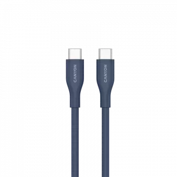 CANYON kaabel CC60SC10 C-C 60W 1m Silikoon tumesinine