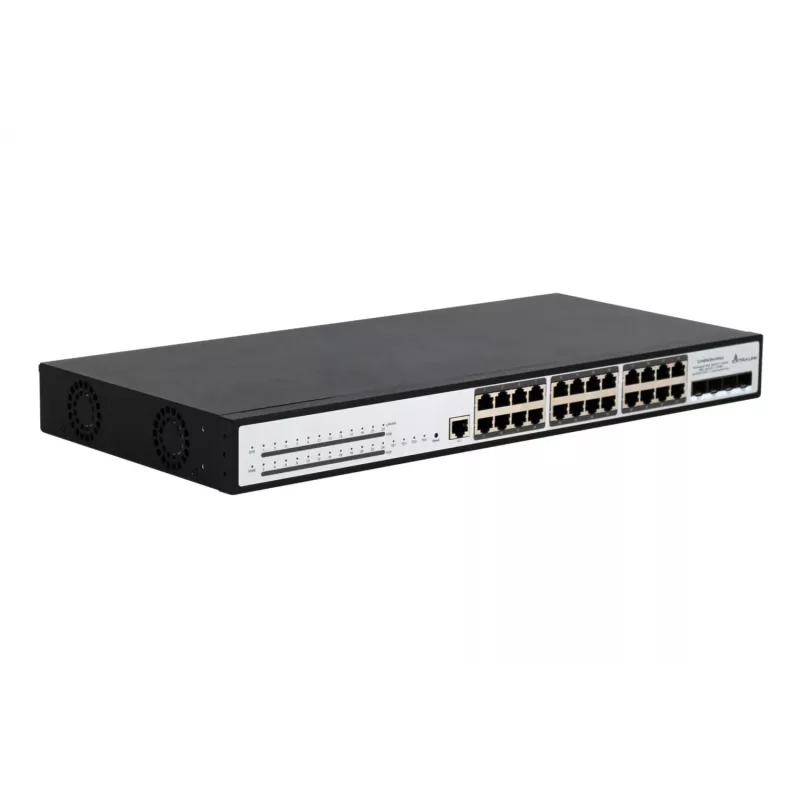 Mäluvoog Extralink Chiron Pro 24x RJ45 1000Mb/s PoE 4x SFP+ L3 370W