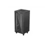 Freestanding rack cabinet LANBERG FF01-6624-12BL 24U 19 inch 600×600 mm, IP20, 1200 kg, must