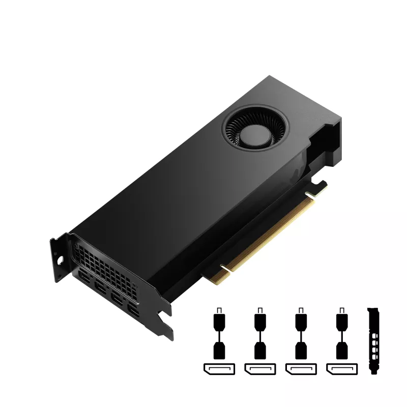 PNY NVIDIA RTX 4000 SFF Ada Generation 20GB GDDR6 madala profiiliga, piiratud võimsusega OEM (VCNRTX4000ADALP-PL)