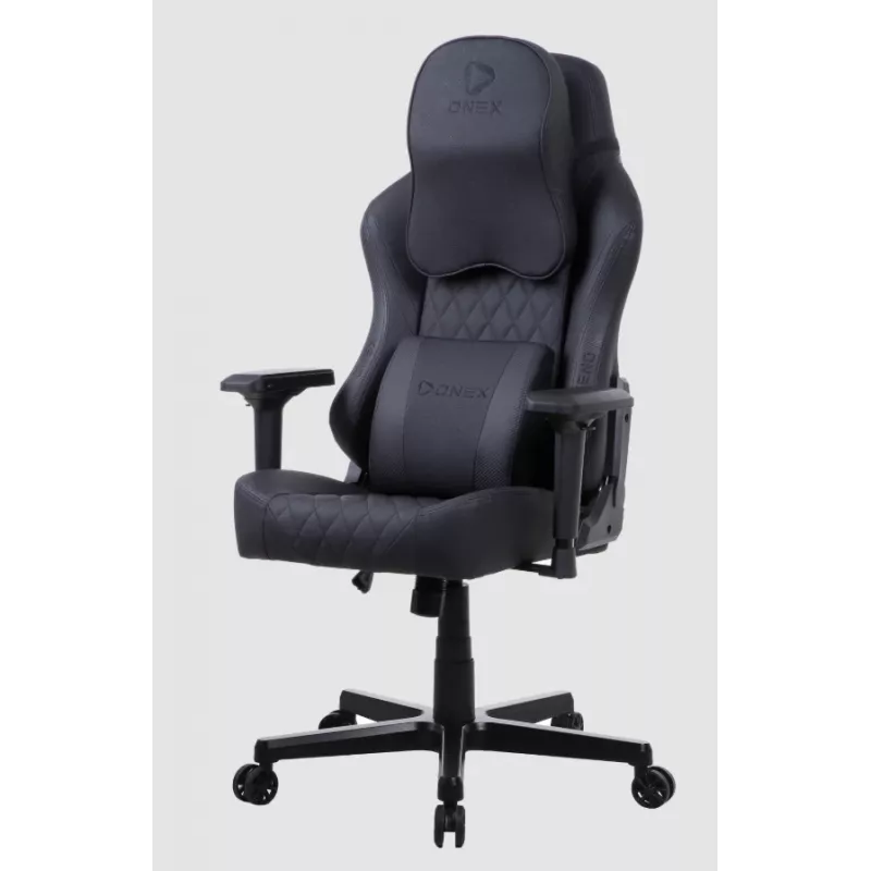 Mängutool Onex FX8 Formula X — ergonoomiline võidusõidustiilis iste, reguleeritavad käetoed, lamamis- ja kallutusfunktsioon, must