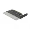 DeLOCK PCI Express x16 kaart 5-le sisemisele M.2 Key B / SATA pesale