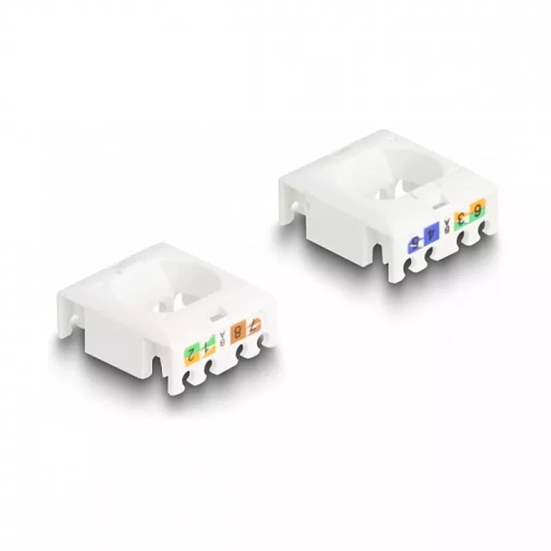 DeLOCK Keystone'i RJ45-pistik LSA-le Cat.6A STP lukustusklambriga