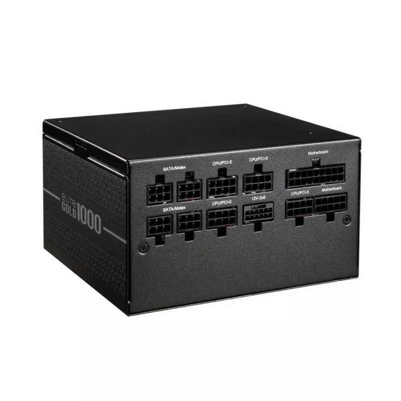 Cooler Master MPW-A001-AFAG-BEU Gold 80+ 1000W PSU, INTEL ATX 3.1, 135mm, FDB pika elueaga laagriga ventilaator