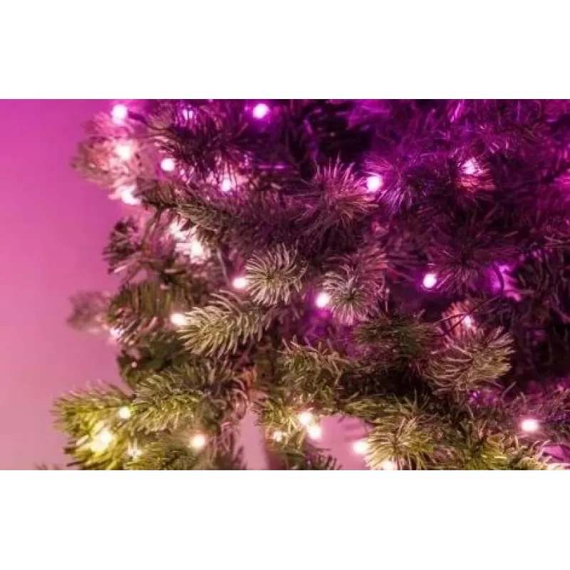 Eelvalgustatud jõulupuu Twinkly Regal Tree 1,50 m — 270 RGB LED-i, Wi‑Fi ja Bluetooth, IP20, 36 W, roheline juhe