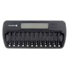 Akulaadija everActive NC-1200 — universaalne 12 akulaadija AA/AAA jaoks, 12 V sisend, must