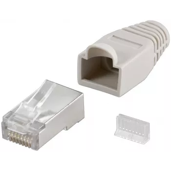 RJ45-pistik Goobay CAT 5e STP varjestatud tõmbetõkestusega