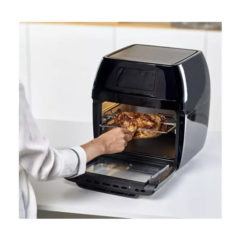 Kuumaõhufritüür Black & Decker BXAFO1200E — 12 L, 1700 W, puutetundlik juhtimine, 40–200°C, röstimisvarras, küpsetamine ja praadimine
