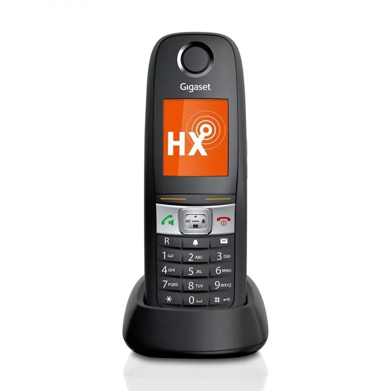 Gigaset E630HX DECT telefonitoru kõne tuvastusega, must