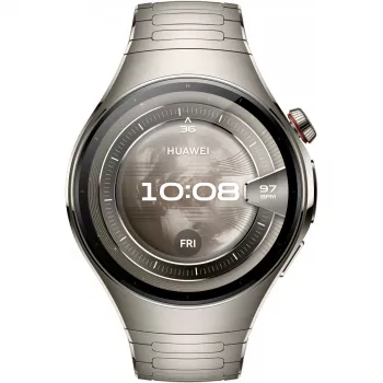 Nutikell HUAWEI WATCH 5, 1.5 tolli AMOLED, 466×466, 46 mm titaankorpus, Wi‑Fi, GPS, hõbedane